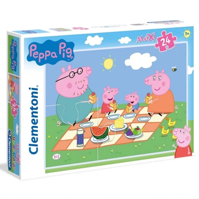 Clementoni Puzzle Peppa Wutz Maxi 24 Teile