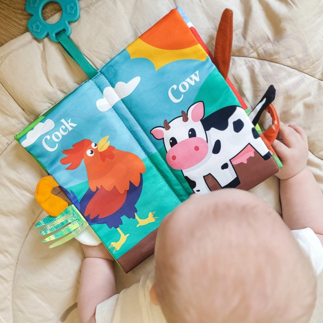 Woopie Baby Stoffbuch mit Tierschwänzen