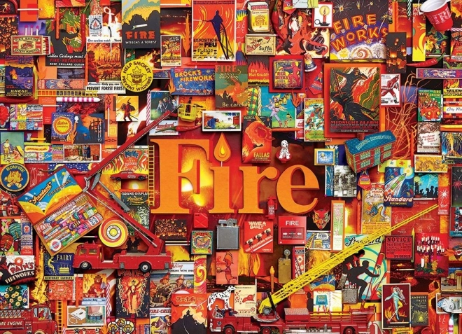 Puzzle COBBLE HILL Feuer 1000 Teile