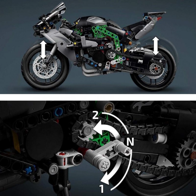 Lego Technic Motorrad Kawasaki Ninja H2R