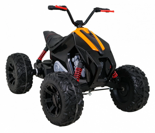 Quad Lucky Seven mit Batterie schwarz + EVA Räder + langsamer Start + LED + MP3 USB