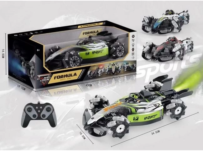 R/C Formel 1 Auto mit Licht, Sound und Dampf-USB-Aufladung