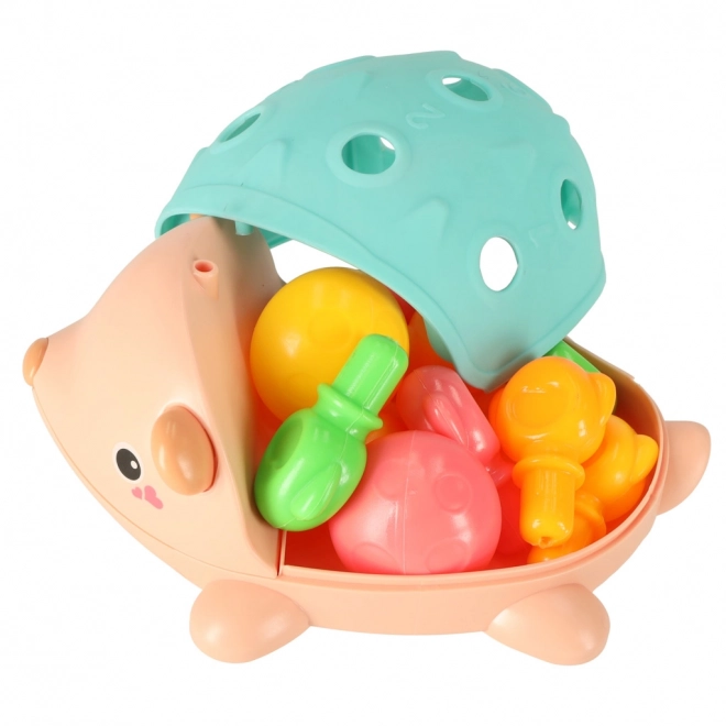 Sensory-Spielzeug Igel Montessori Blau