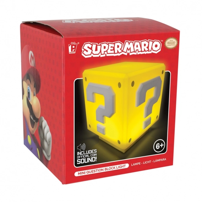 Super Mario Mini Fragezeichenblock Licht