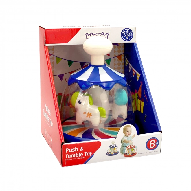 Bunter Kreisel mit Pferdchen von Woopie
