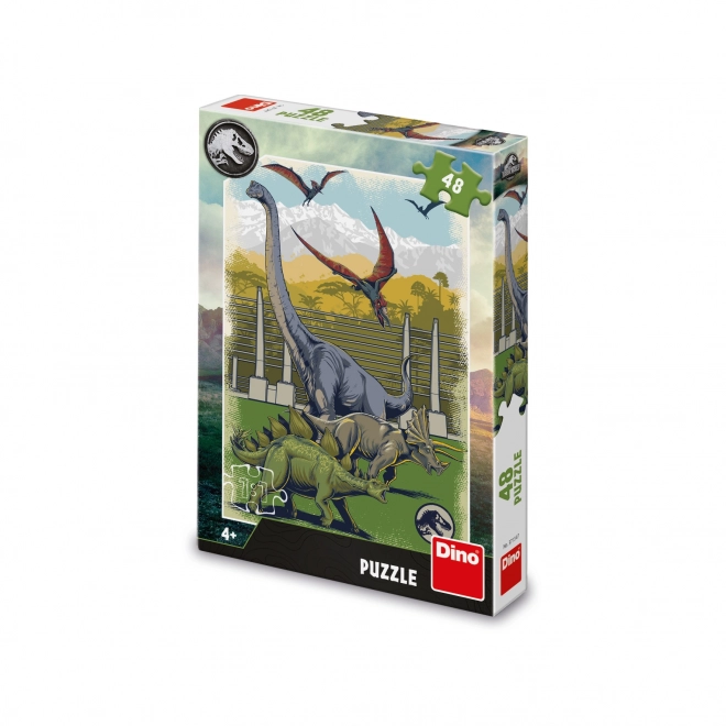 Dino Puzzle JURASSIC WORLD 48 Teile