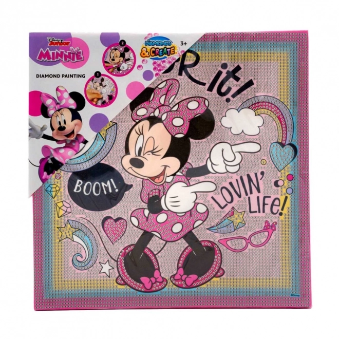 Diamantmalerei Set mit Disney Minnie Motiv