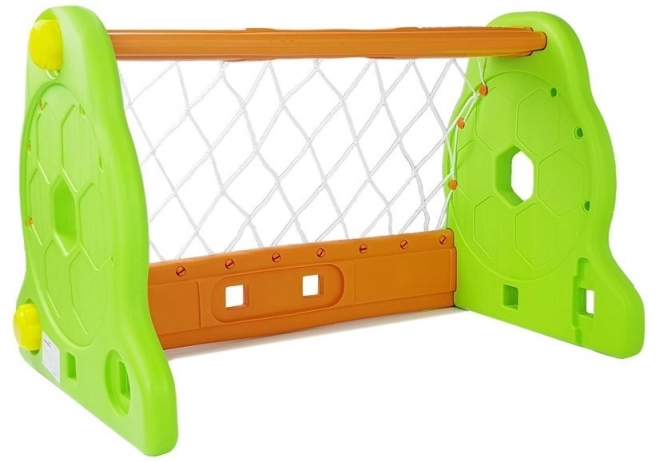 Fußballtor für Kinder - Grün-Orange