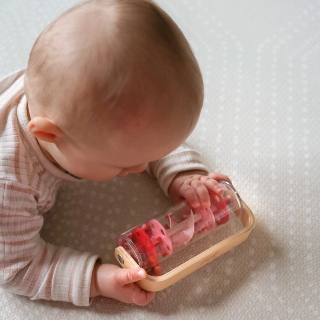 Klassische Welt Regenmacher mit Kugeln Rot