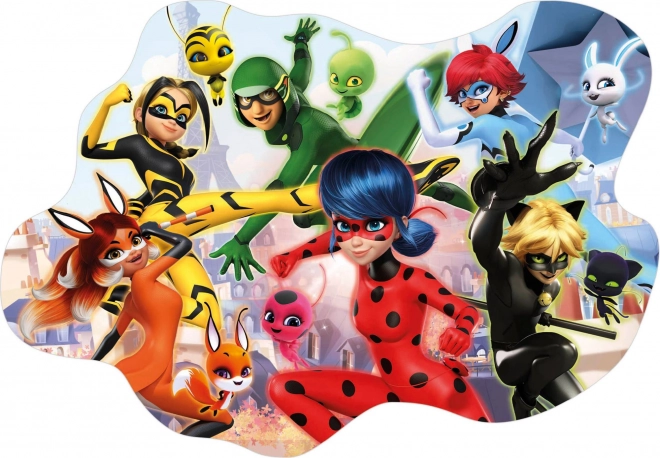 Poster Puzzle Miraculous Ladybug und Cat Noir 250 Teile