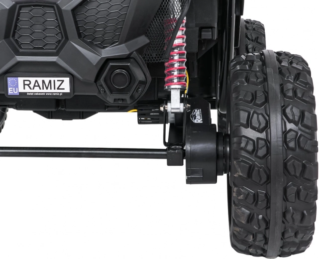 EVA-Offroad-Räder und einstellbare Federung