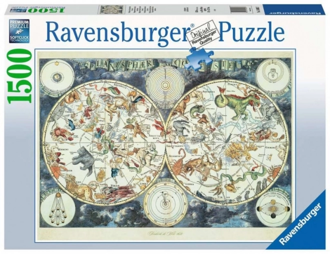 Puzzle 1500 Teile Fantastische Tierkarten