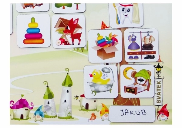 Magnetischer Kalender für Kinder