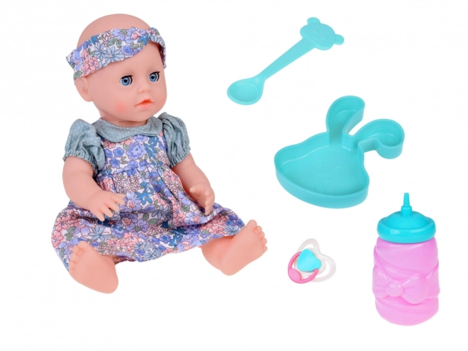 Gummipuppe BABY mit Zubehör