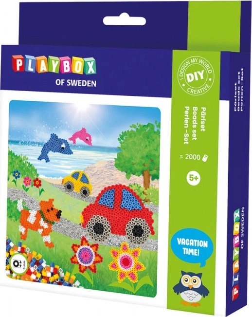 Playbox Zauberperlen Set Pferde und Schmetterlinge 2000 Stk