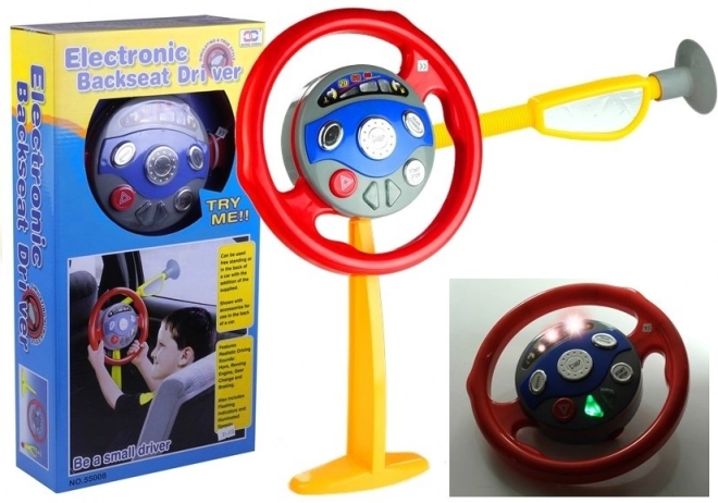 Kinder Fahr-Simulator Lenkrad mit Sound