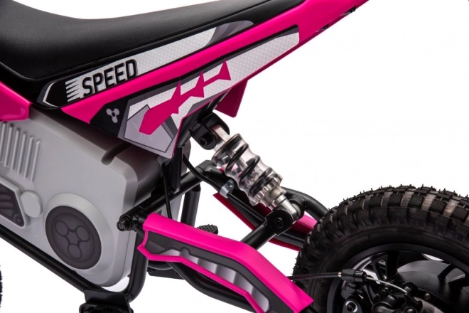 Akku Cross Motorrad für Kinder 36V in Rosa