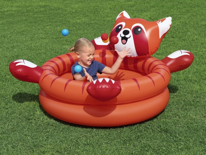 Bestway Roter Panda Bällepool mit Bällen