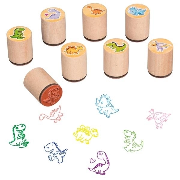 Holzstempel Dinosaurier Babys