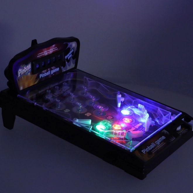 Flipper Schwarz Spiel mit Tollen Lichtern und Geräuschen