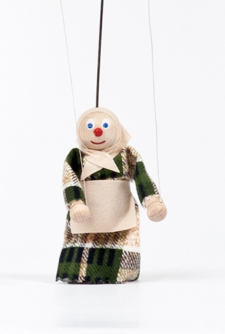 Holzmarionette Babička Anežka