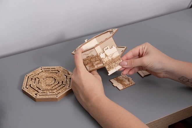 EscapeWelt 3D Holzpuzzle Geheimnis Box