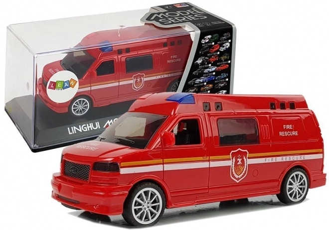 Feuerwehr-Auto mit Zugmechanismus