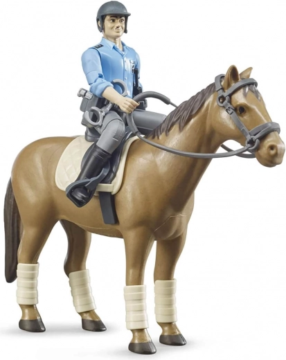 Detailreich gestaltetes Pferd mit Reitausrüstung
