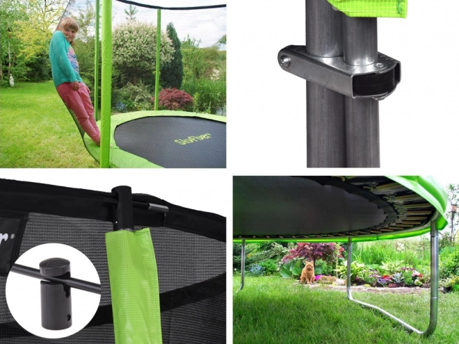 Trampolin SkyFlyer Ring 2in1 180cm mit Leiter