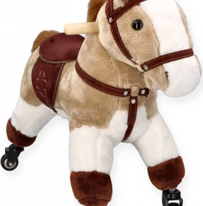 Schaukelpferd Mustang mit Rollen