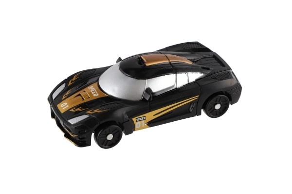 Transformer Spielzeug Roboter Schwarz 14cm