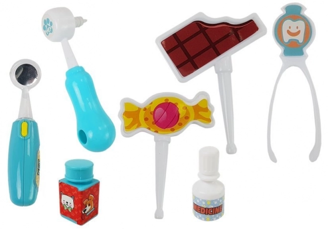 Dentistenspielzeug für Kinder - Hündchen mit Zahnreinigung