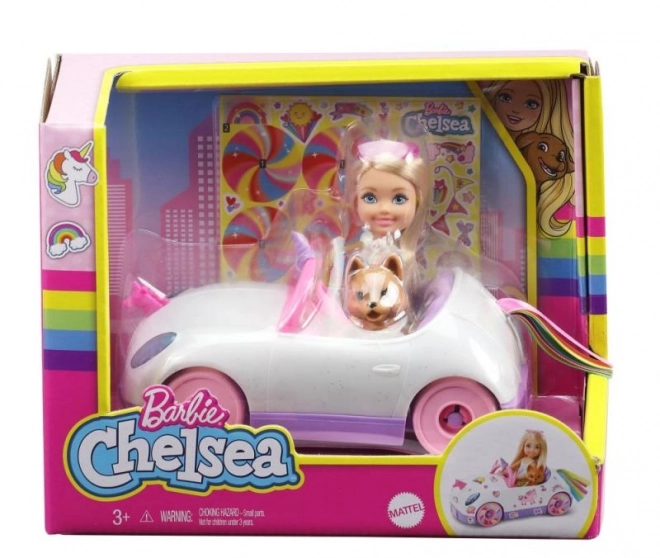 Barbie Chelsea Cabrio mit Aufklebern