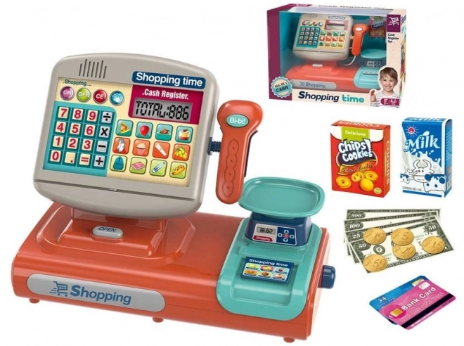 Spielzeugkasse mit Touchscreen