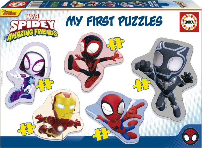 Educa Kinderpuzzle Spidey und seine fantastischen Freunde