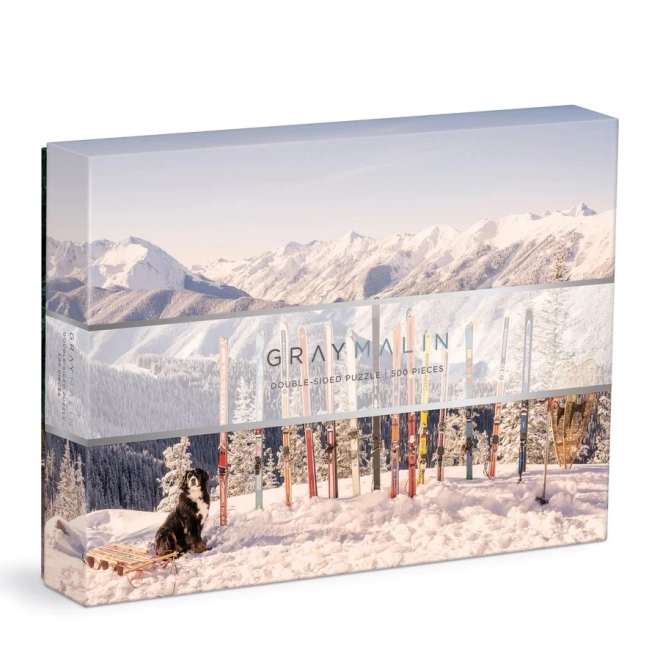 Galison Puzzle Winterferien 500 Teile