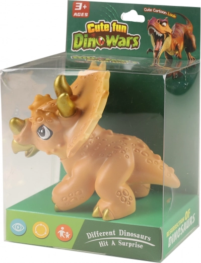 Lustiger Dinosaurier Triceratops 13 cm