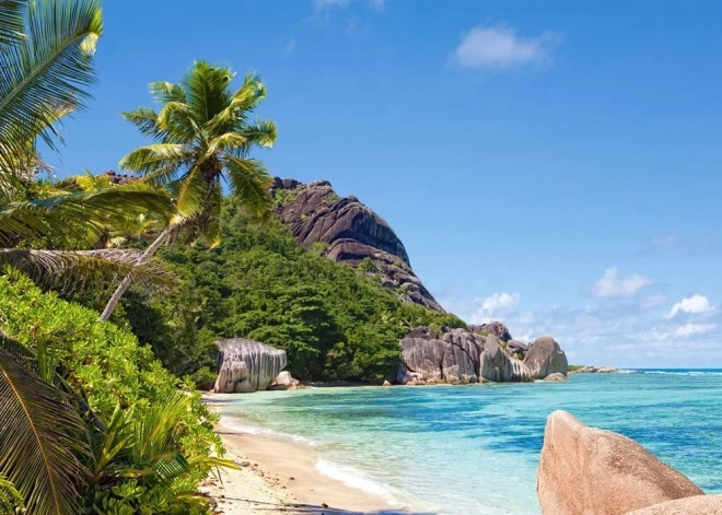 Puzzle Tropischer Strand Seychellen 3000 Teile