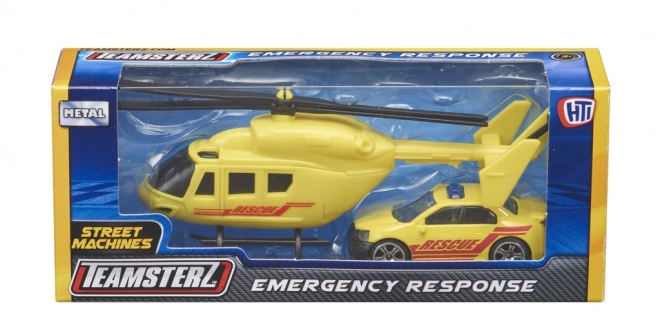 Teamsterz Helikopter und Auto Set