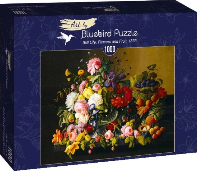 Puzzle Stillleben Blumen und Früchte 1000 Teile