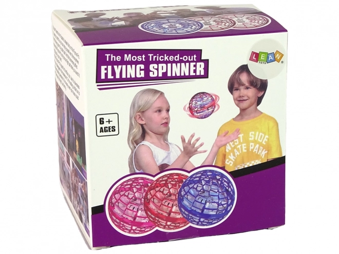 Fliegender Wirbelball Blau LED