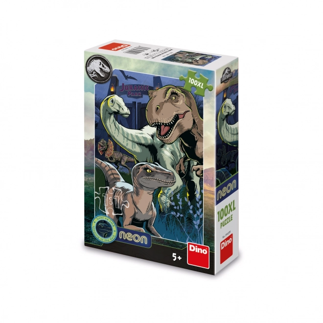 Leuchtpuzzle JURASSIC WORLD XL 100 Teile