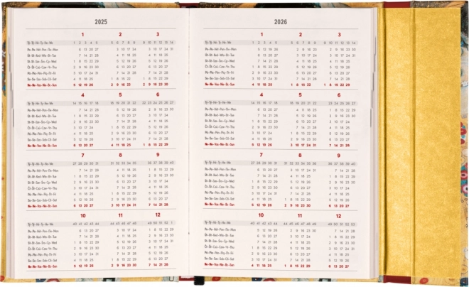 Magnetischer Wochenplaner Gustav Klimt 2025