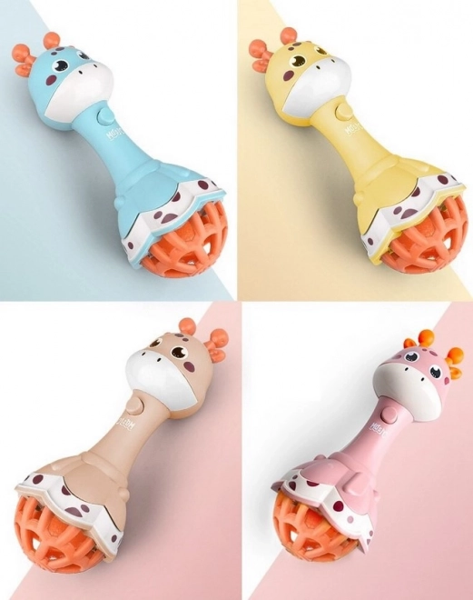 Woopie Baby Giraffen-Sensorik-Rassel mit Musik