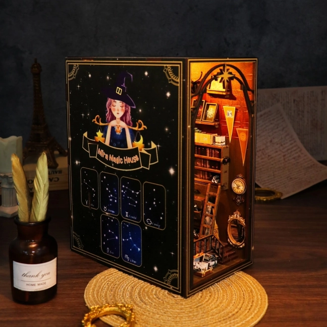 Buchstütze Hexenhaus von Mira