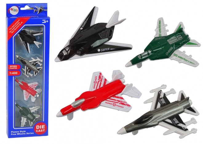 Jetflugzeuge Mini-Set 4 St.