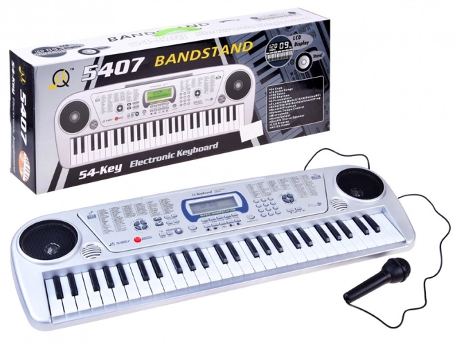 Kinder Keyboard mit Mikrofon 54 Tasten