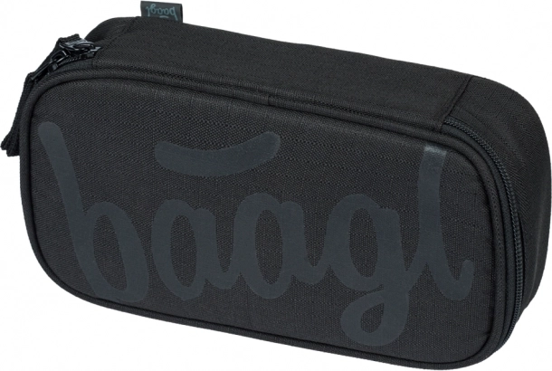 Schulset BAAGL: Rucksack, Federmäppchen und Beutel Cubic Uni schwarz