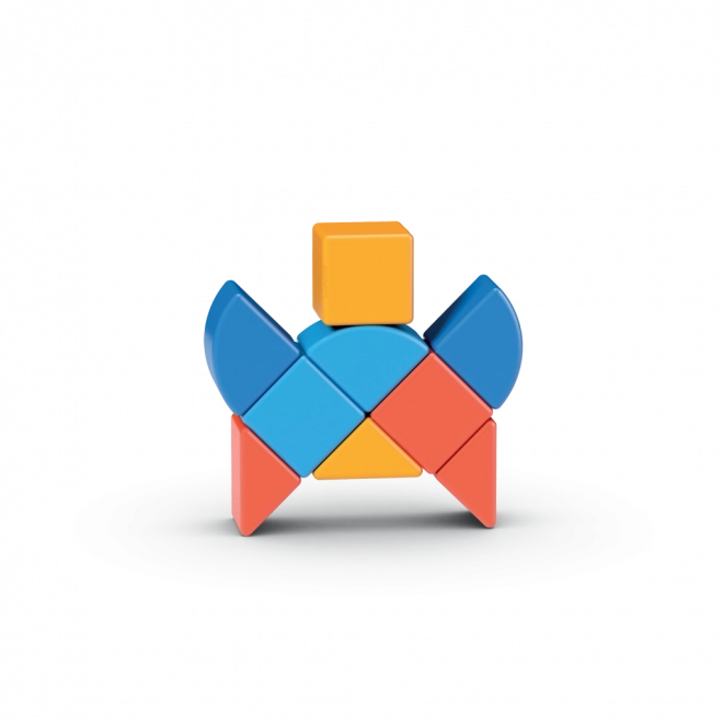 Magnetische Würfel Geomag Magicube Shapes - Tiere 9 Teile
