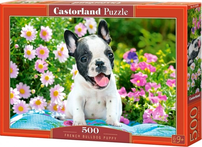 Puzzle 500 Teile French Bulldog Welpe